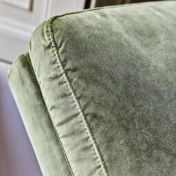 Graham and Green Corinne Green Velvet Chaise - thumbnail 6