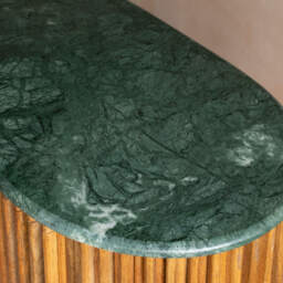 Graham and Green Chinora Oval Green Marble Bar - thumbnail 2
