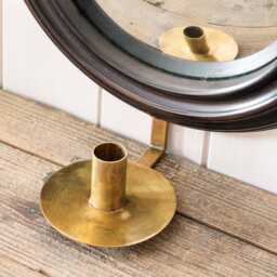 Graham and Green Candle Sconce with Convex Mirror - thumbnail 2