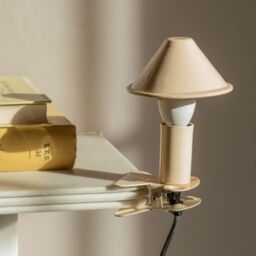 Graham and Green Nude Enamel Mushroom Clip Lamp - thumbnail 2
