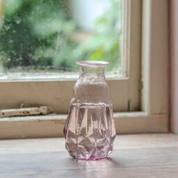 Graham and Green Light Purple Recycled Glass Vase - thumbnail 2