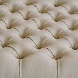 Graham and Green Bobbin Natural Linen Small Coffee Table - thumbnail 3