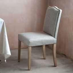 Graham and Green Alba White Ikat Dining Chair - thumbnail 6