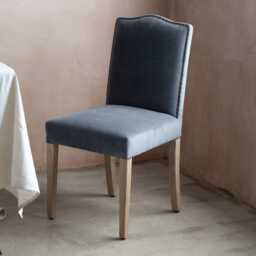 Graham and Green Alba White Ikat Dining Chair - thumbnail 4