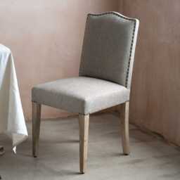 Graham and Green Alba White Ikat Dining Chair - thumbnail 3