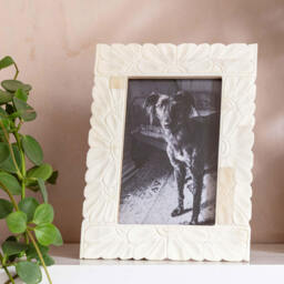 Graham and Green Floral Carved Photo Frame - thumbnail 1