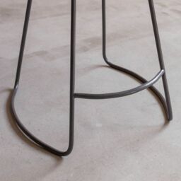 Graham and Green Small Wood And Iron Stool - thumbnail 6