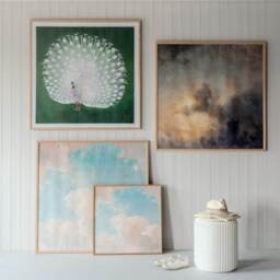 Graham and Green Framed Light Clouds Print Small - thumbnail 4