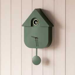 Green Cuckoo Wall Clock - thumbnail 1