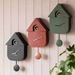 Green Cuckoo Wall Clock - thumbnail 3