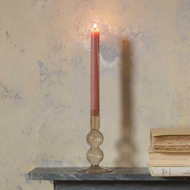 Graham and Green Sand Brown Bubble Candle Holder - Small - image 1