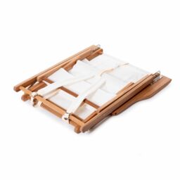 Graham and Green Riviera White Deck Chair - thumbnail 5