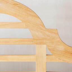 Graham and Green Lutyen Teak Wood Two Seater Bench - thumbnail 6