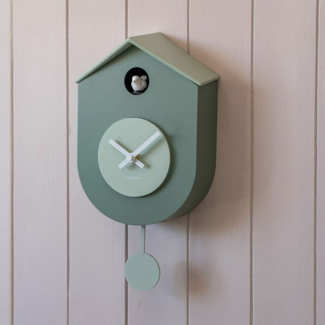 Graham and Green Grato Green Cuckoo Wall Clock - image 1