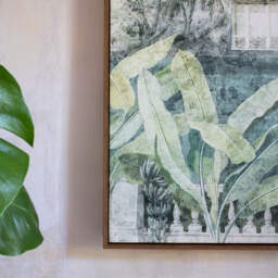 Graham and Green Large Framed Jungle Village Print - thumbnail 2
