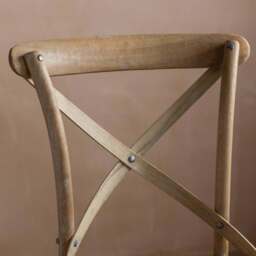 Graham and Green Lucien Cross Back Dining Chair - thumbnail 3