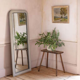 Graham and Green Charlie Large Grey Beaded Mirror - thumbnail 2