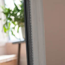 Graham and Green Charlie Large Grey Beaded Mirror - thumbnail 4