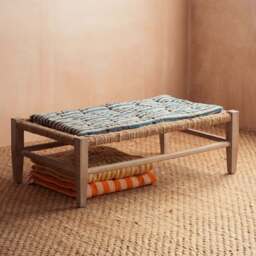 Graham and Green Blue Candy Stripe Small Seat Mat - thumbnail 2