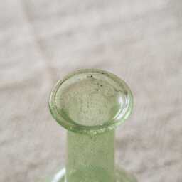 Graham and Green Light Green Recycled Glass Vase - thumbnail 3
