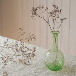 Graham and Green Light Green Recycled Glass Vase - thumbnail 1