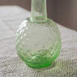 Graham and Green Light Green Recycled Glass Vase - thumbnail 2