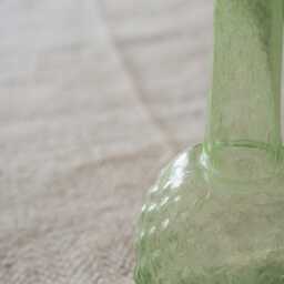 Graham and Green Light Green Recycled Glass Vase - thumbnail 4