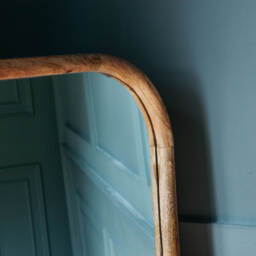 Graham and Green Walter Small Natural Wood Mirror - thumbnail 2