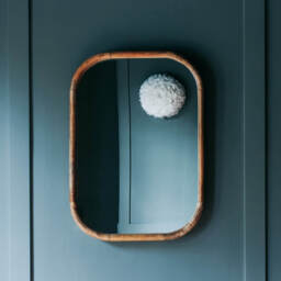 Graham and Green Walter Small Natural Wood Mirror
