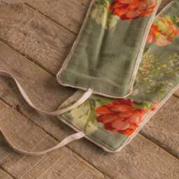 Graham and Green Set of Two Bouquet Velvet Curtain Tie Backs - thumbnail 2