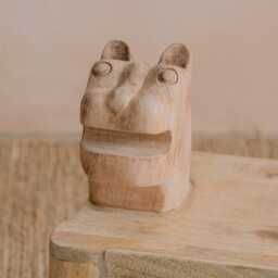 Graham and Green Handcarved Wooden Tiger Side Table - thumbnail 6