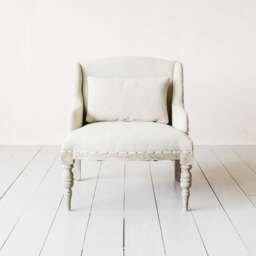 Graham and Green Duchess Natural Linen Armchair - thumbnail 4