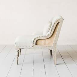Graham and Green Duchess Natural Linen Armchair - thumbnail 5