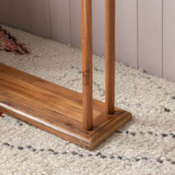 Graham and Green Acacia Wooden Towel Stand - thumbnail 5