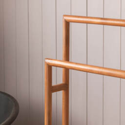 Graham and Green Acacia Wooden Towel Stand - thumbnail 6