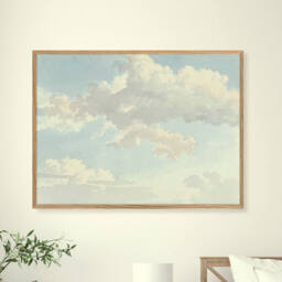 Graham and Green Framed Morning Clouds Print