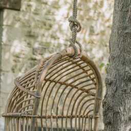 Graham and Green Rattan Swinging Chair - thumbnail 4