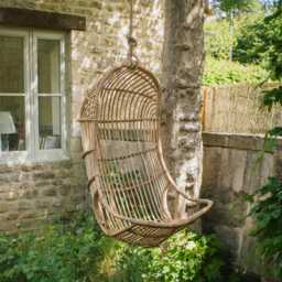 Graham and Green Rattan Swinging Chair