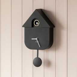 Black Cuckoo Wall Clock