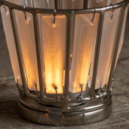 Graham and Green Frankie Frosted Glass Tealight Holder - thumbnail 2