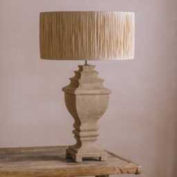 Graham and Green Carosa Wooden Table Lamp - thumbnail 1