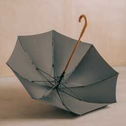 Graham and Green Black Long Umbrella - thumbnail 1