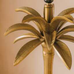 Graham and Green Brass Palm Tree Floor Lamp - thumbnail 3