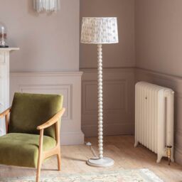 Graham and Green Freya Cashmere Floor Lamp - thumbnail 1