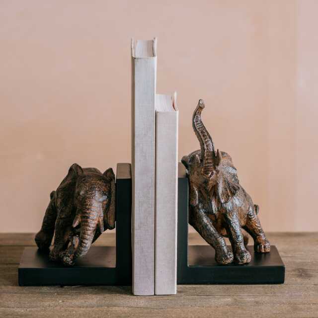 Graham and Green Eddie Elephant Bookends - image 1