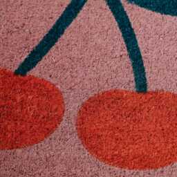 Graham and Green Cherry Doormat - thumbnail 2