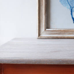 Graham and Green Chantilly Large Coral Patina Chest of Drawers - thumbnail 5