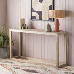 Graham and Green Theodore Parquet Console Table - thumbnail 2