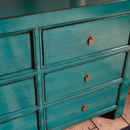 Graham and Green Leshan Peacock Chest of Drawers - thumbnail 2