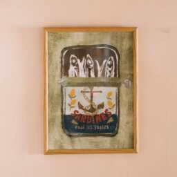 Graham and Green Sardines in a Tin Framed Wall Print